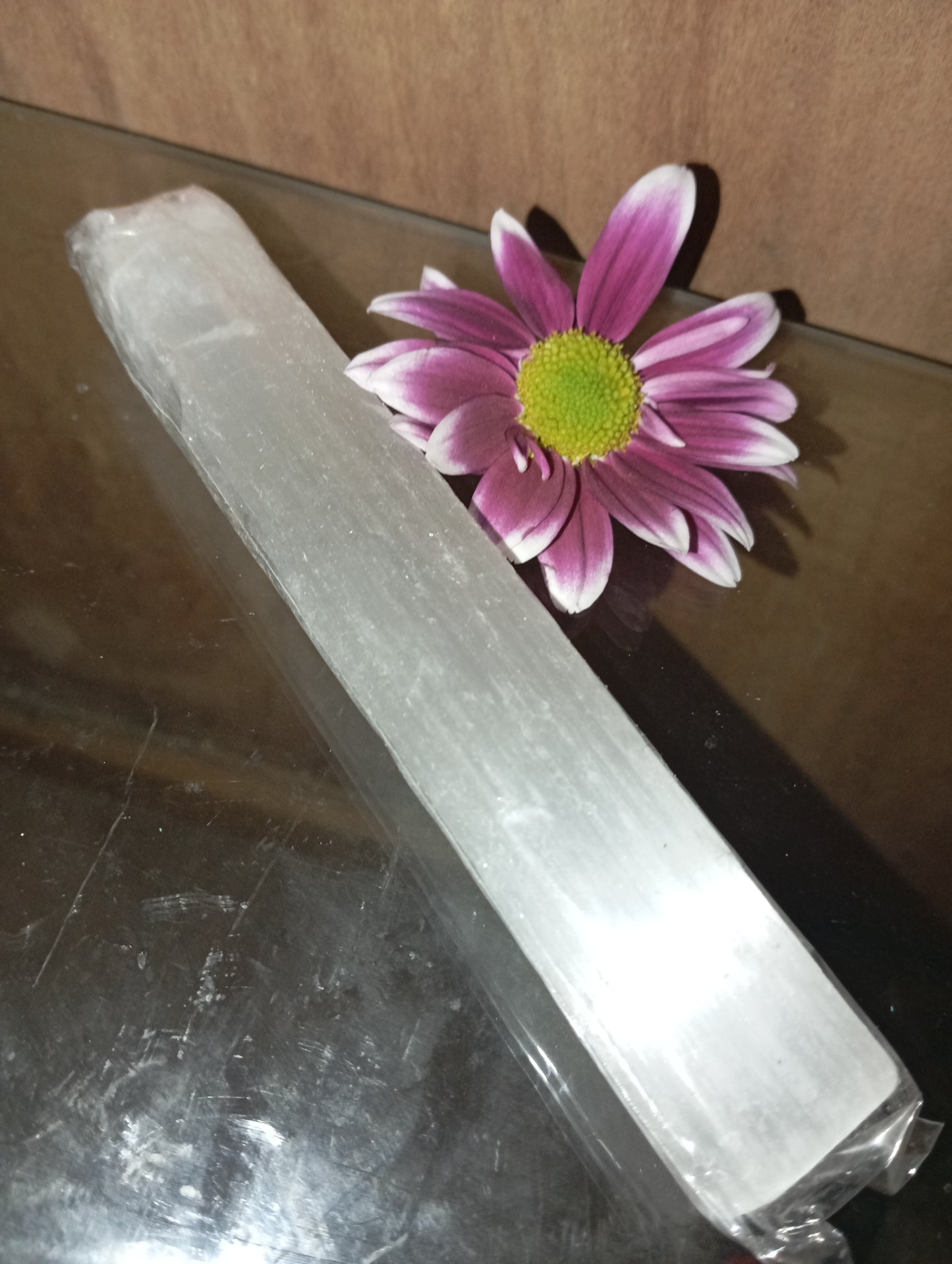 Bastão de Selenite em bruto